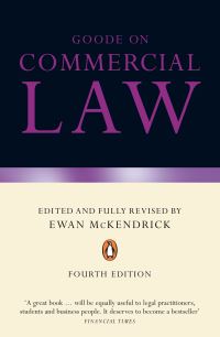 Book Cover for Goode on Commercial Law by Royston Miles Goode, Ewan McKendrick