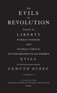 Book Cover for The Evils of Revolution by Edmund Burke