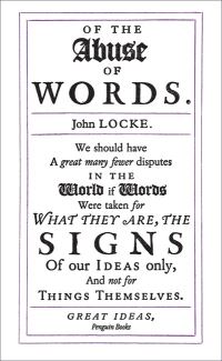 Book Cover for Of the Abuse of Words by John Locke, John Locke