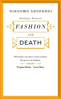 Book Cover for Dialogue Between Fashion and Death by Giacomo Leopardi, Giovanni Cecchetti