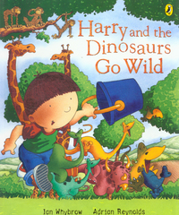 Book Cover for Harry and the Dinosaurs Go Wild by Ian Whybrow, Adrian Reynolds