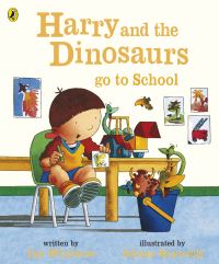 Book Cover for Harry and the Dinosaurs Go to School by Ian Whybrow, Adrian Reynolds