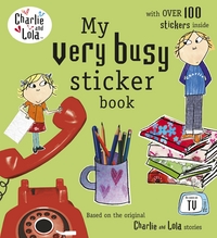 Book Cover for My Very Busy Sticker Book by Lauren Child