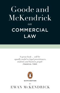 Book Cover for Goode and McKendrick on Commercial Law by Ewan McKendrick, Royston Miles Goode