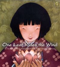 Book Cover for One Leaf Rides the Wind by Celeste Mannis