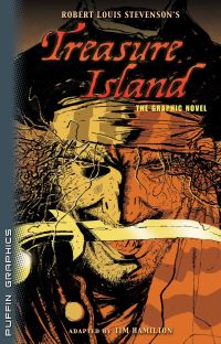 Book Cover for Robert Louis Stevenson's Treasure Island by Tim Hamilton, Robert Louis Stevenson