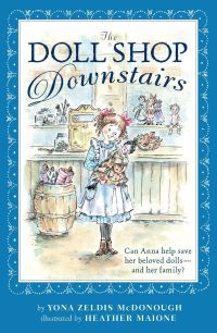 Book Cover for The Doll Shop Downstairs by Yona Zeldis McDonough