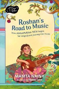 Book Cover for Roshan's Road to Music by Mamta Nainy