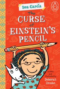 Book Cover for The Curse of Einstein's Pencil by Deborah Zemke