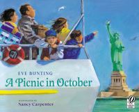 Book Cover for A Picnic in October by Eve Bunting