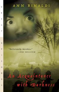 Book Cover for An Acquaintance With Darkness by Ann Rinaldi