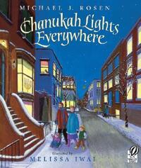Book Cover for Chanukah Lights Everywhere by Michael J Rosen