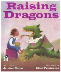 Book Cover for Raising Dragons by Jerdine Nolen