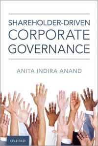 Book Cover for Shareholder-Driven Corporate Governance by Anita Anand