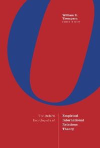 Book Cover for The Oxford Encyclopedia of Empirical International Relations Theory by William R Thompson