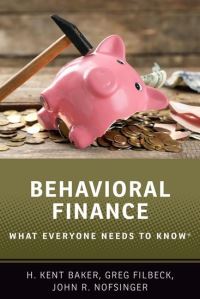 Book Cover for Behavioral Finance by H. Kent Baker, Greg Filbeck, John R. Nofsinger