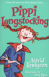 Book Cover for Pippi Longstocking by Astrid Lindgren, Edna Hurup, Tony Ross