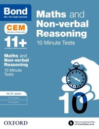 Book Cover for Maths & Non-Verbal Reasoning. 10-11 Years CEM 10 Minute Tests by Michellejoy Hughes
