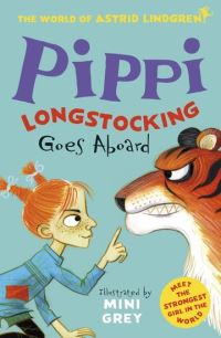Book Cover for Pippi Longstocking Goes Aboard by Astrid Lindgren
