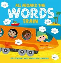 Book Cover for All Aboard the Words Train by Sean Sims