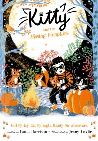Book Cover for Kitty and the Missing Pumpkins by Paula Harrison, Jenny Løvlie