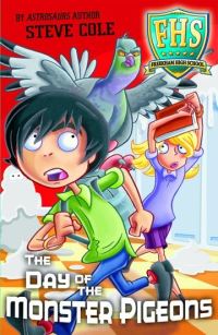 Book Cover for The Day of the Monster Pigeons by Stephen Cole