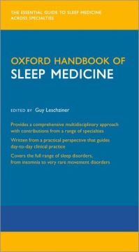 Book Cover for Oxford Handbook of Sleep Medicine by Guy Leschziner