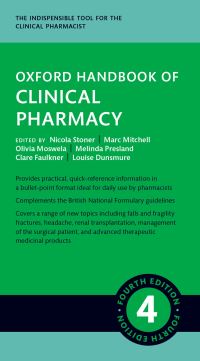 Book Cover for Oxford Handbook of Clinical Pharmacy by Nicola Stoner