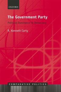 Book Cover for The Government Party by R Kenneth Carty