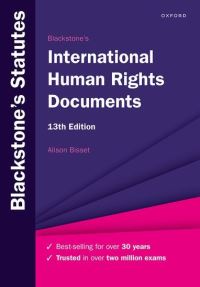 Book Cover for Blackstone's International Human Rights Documents by Alison Bisset