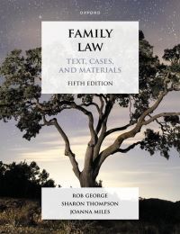 Book Cover for Family Law by Robert H George, Sharon Thompson, Joanna Miles, Joanna Miles