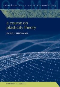 Book Cover for A Course on Plasticity Theory by David J Steigmann