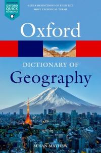 Book Cover for A Dictionary of Geography by Susan Mayhew