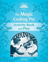Book Cover for The Magic Cooking Pot by Sue Arengo