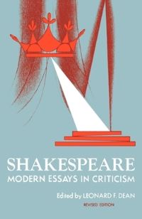 Book Cover for Shakespeare by Leonard F Dean