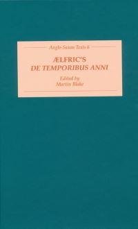 Book Cover for Aelfric's De Temporibus Anni by H Henel