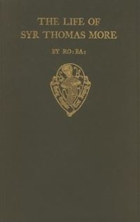 Book Cover for The Lyfe of Syr Thomas More, by R. Ba by EV Hitchcock, PE Hallett, A W Reed