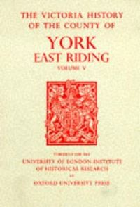 Book Cover for A History of the County of York, East Riding by K J Allison
