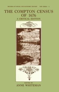 Book Cover for The Compton Census of 1676 by Anne Whiteman, Mary Clapinson, British Academy