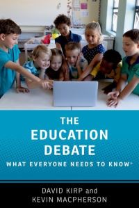 Book Cover for The Education Debate by David L. Kirp