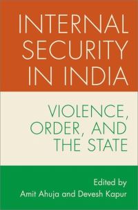 Book Cover for Internal Security in India by Amit Ahuja, Devesh Kapur