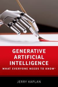 Book Cover for Generative Artificial Intelligence by Jerry Kaplan