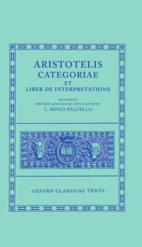 Book Cover for Aristotle Categoriae et Liber de Interpretatione by L MinioPaluello