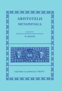 Book Cover for Aristotle Metaphysica by Werner Jaeger, Werner Jaeger