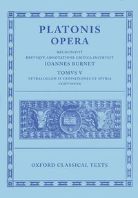 Book Cover for Plato Opera Vol. V by J Burnet