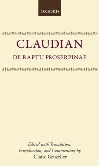Book Cover for De Raptu Prosperpinae by Claudian
