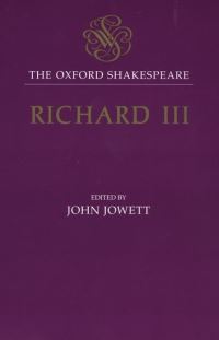 Book Cover for The Oxford Shakespeare: The Tragedy of King Richard III by William Shakespeare