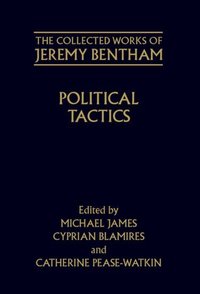 Book Cover for Political Tactics by Jeremy Bentham