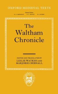 Book Cover for The Waltham Chronicle by Leslie Watkiss, Marjorie Chibnall
