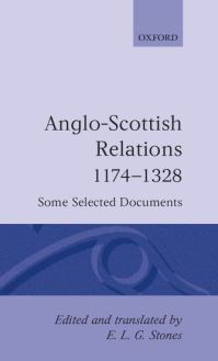 Book Cover for Anglo-Scottish Relations, 1174-1328 by E L G Stones
